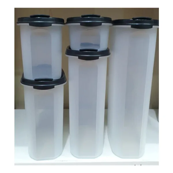 Tupperware Oval 5'li Bakliyat Saklama Kabı
