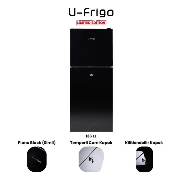 U-Frigo Limited Edition 12-24 V 136 lt Kompresörlü Marin Karavan Buzdolabı