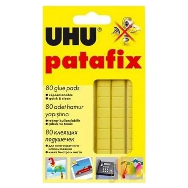 Uhu Patafix Sarı 80'li Hamur Yapıştırıcı