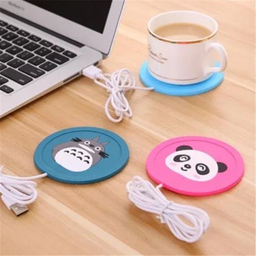 USB Silikon Bardak Alti Isitici