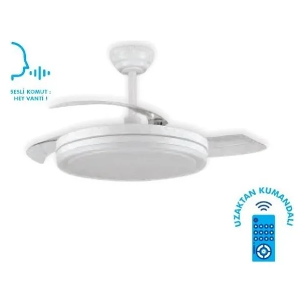 Vanti KCF307 Smart Aydınlatmalı Uzaktan Kumandalı Tavan Vantilatör