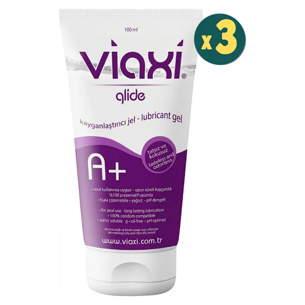 Viaxi Glide A+ Kayganlaştırıcı Jel 100 ml 3 Adet