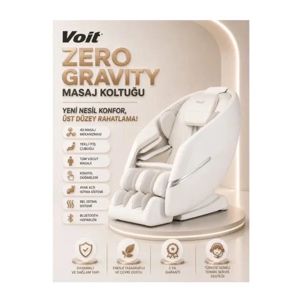 Voit Zero Gravity Beyaz Masaj Koltuğu