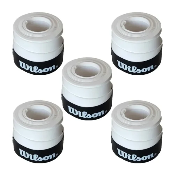 Wilson Comfort Bowl O'Grips 5 Adet Grip Tenis Raketi Gribi Beyaz