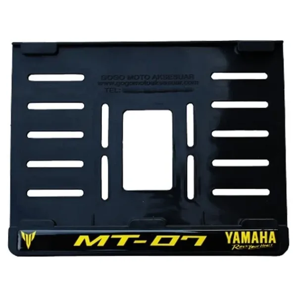 Yamaha Mt-07 Uyumlu 3 Plastik (15X24 Cm) Kırılmaz Plakalık