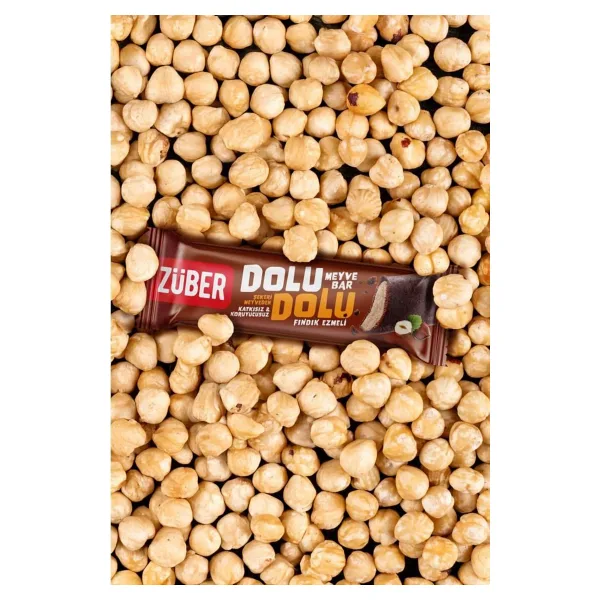 Züber Dolu Dolu Meyve Bar Fındık Ezmeli 30g x 12 Adet