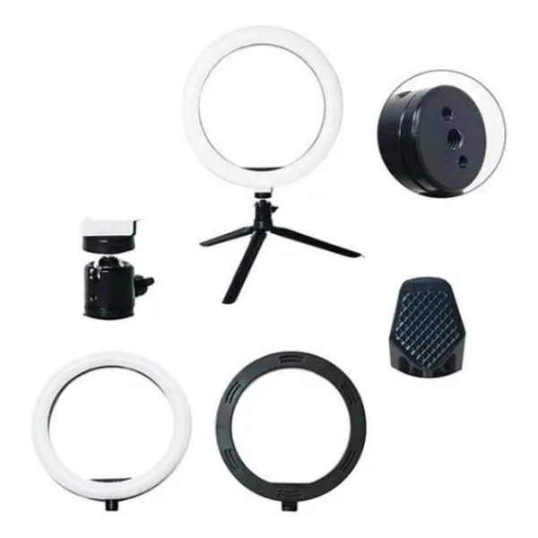 10inç 26cm Youtube Instagram Tiktok Selfie Stüdyo Video Fotoğraf Ring Light Tripod Led Halka Işık