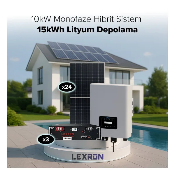 10Kw Monofaze Hibrit Sistem 2