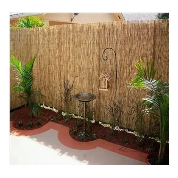 180CM Yükseklik x 300CM Genişlik Doğal Bambu Kamış Hasır Çit Dekoratif Bahçe Balkon ve Duvar Çiti Reed Fence