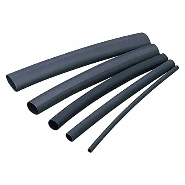 2.5mm Isı ile Daralan Makaron 2 Metre Siyah Kablo Ek ve Lehim Koruma 2:1 Daralma Oranı