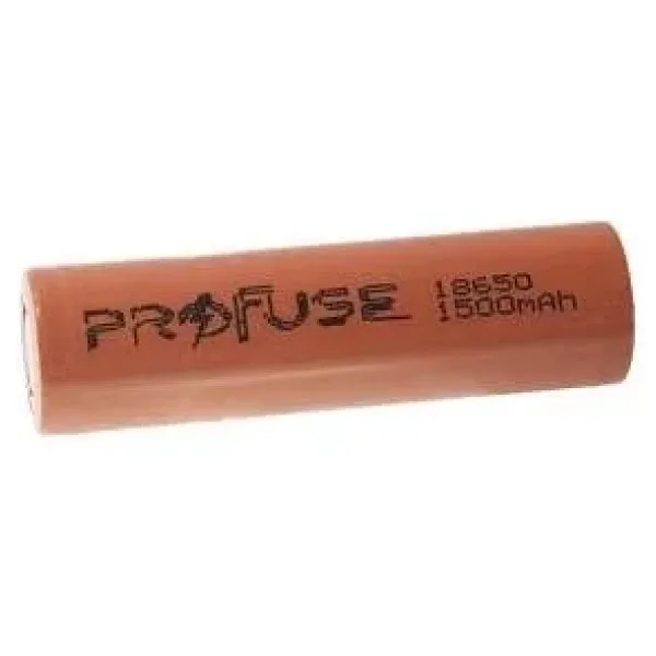 3.7V 1500mAh 18650 Li-ion Şarjlı Pil - Başsız