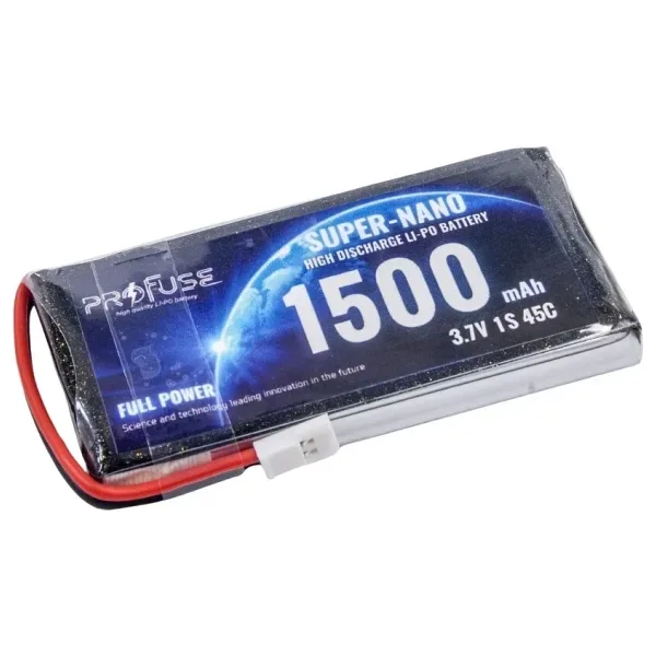 3.7V 1S 1500mAh 45C Lipo Batarya