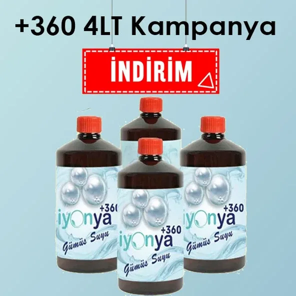 +360 Gümüş Suyu 4Lt Kampanya