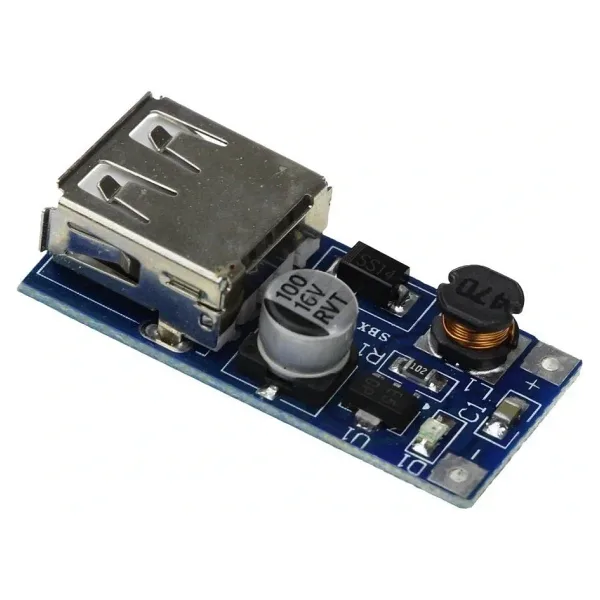 5V 600 mA Voltaj Yükseltici Step Up USB Powerbank Modülü