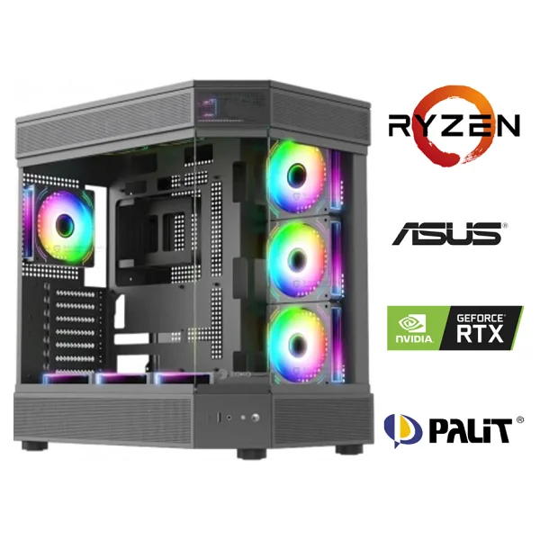 AMD RYZEN 5 7500F+32GB RAM+1TB M2+RTX 5060 Tİ OYUNCU BİLGİSAYARI