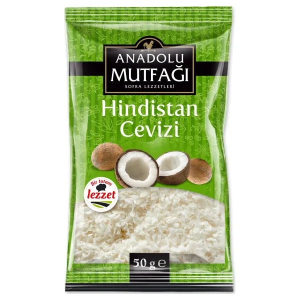 Anadolu Mutfağı 50 gr Hindistan Cevizi