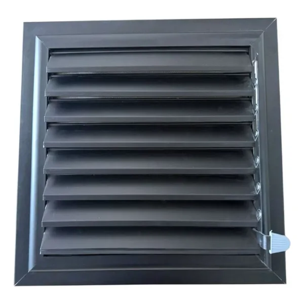 Antrasit Gri Alüminyum 40x40 cm Menfez Banyo Havalandırma Menfezi