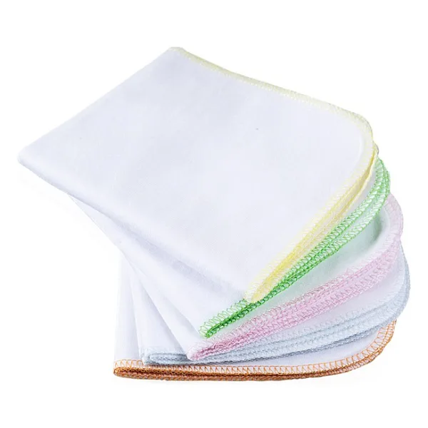 Babyjem Ağız Bezi 10'Lu Pamuklu Beyaz 28x28 cm Yerli Üretim Bebeğiniz İçin Rahat Kullanım