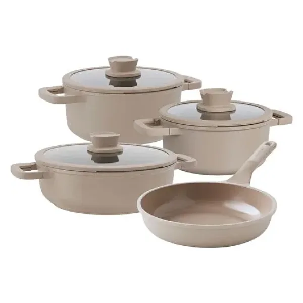 Berghoff Leo Stone 7 Parça Döküm Tencere Seti