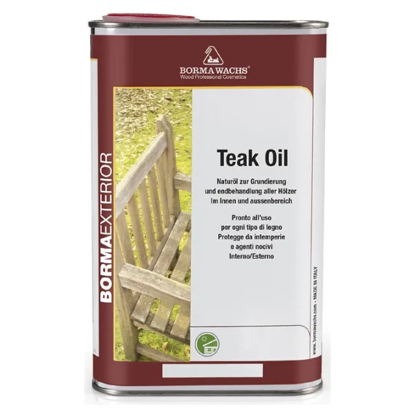 Borma Wachs Teak Oil - Tik Yağı - 1 Litre - Blond Walnut