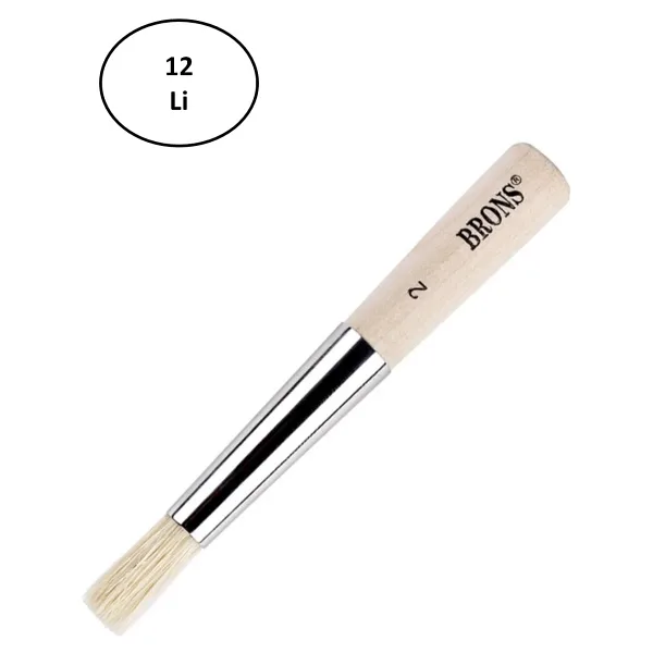 Brons Tampon Fırça Br-661 115 Serisi No:2 12'li