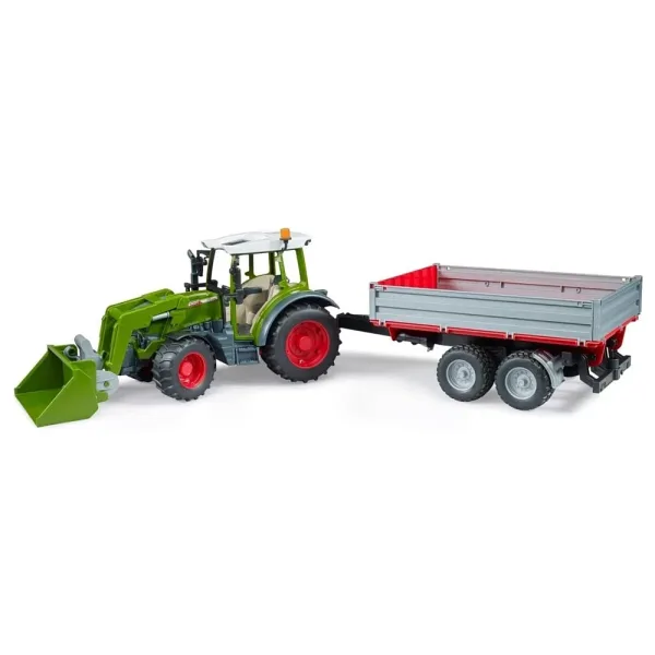 Bruder Fendt Vario 211 Kepçeli Traktör & Römork BR02182