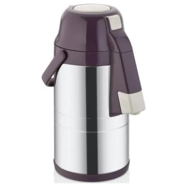 Cooker CKR-2008 Mor 3.5 lt Pompalı Çelik Termos