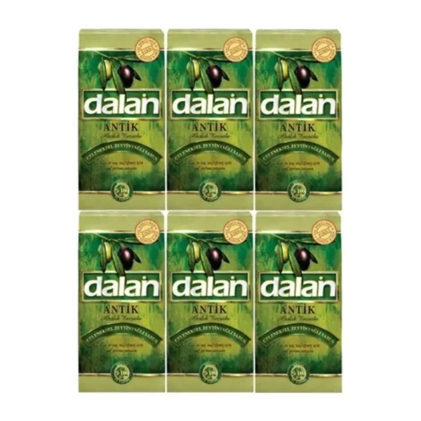 Dalan Antik Geleneksel Yeşil Zeytinyağlı 5x180 gr 6 Adet Sabun