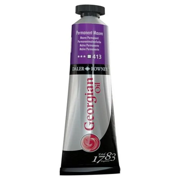 Daler-Rowney Georgian 38 ml Yağlı Boya N:413 Permanent Mauve