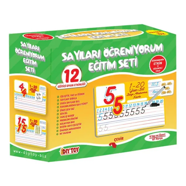 Diytoy Sayıları Öğreniyorum Eğitim Seti 9222