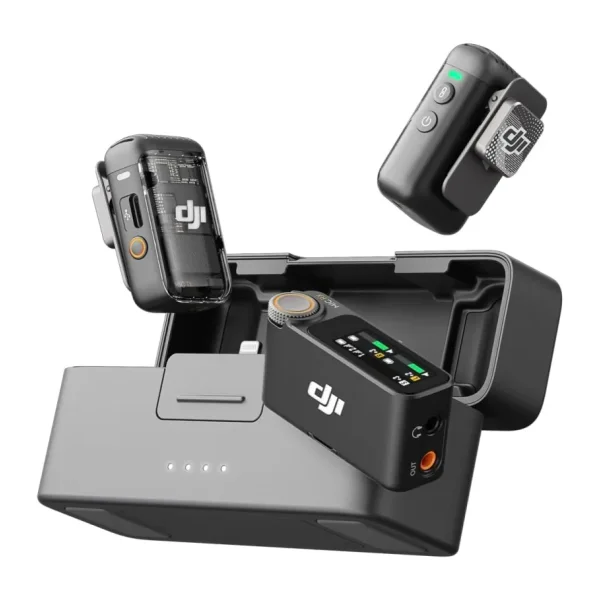 DJI Mic 2 Kablosuz 2 Kişilik Mikrofon Seti