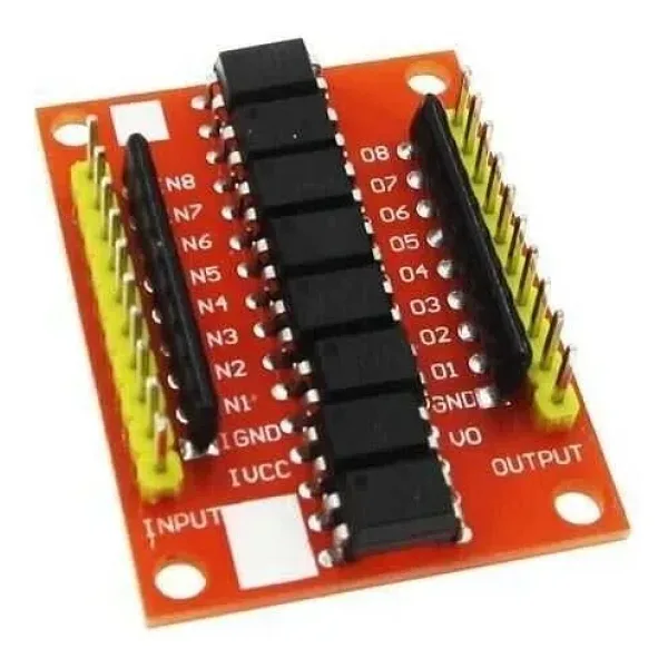EL817 3-5V 8 Kanal Optokuplör İzolasyon Modülü - High Level Trigger