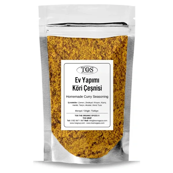 Ev Yapımı Köri Çeşnisi 100 gr (1. Kalite)