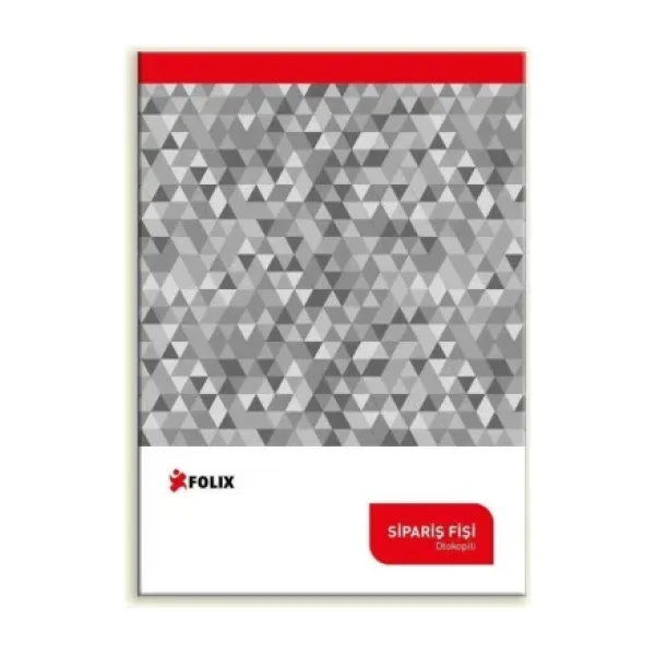 Folix Sipariş Fişi 18,5 x 26 cm - 5 / 50 2 Nüsha Otokopili FLX-800072