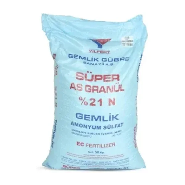 Gemlik Gübre Amonyum Sülfat 21n Şeker Gübresi Meyve Ve Sebze Geliştirici 25 Kg