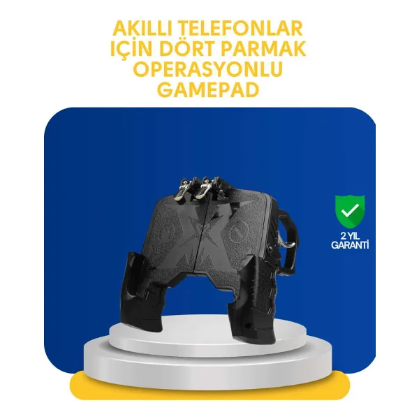 Gerçekçi Oyun Deneyimi Sunan Dört Parmak Mobil Gamepad