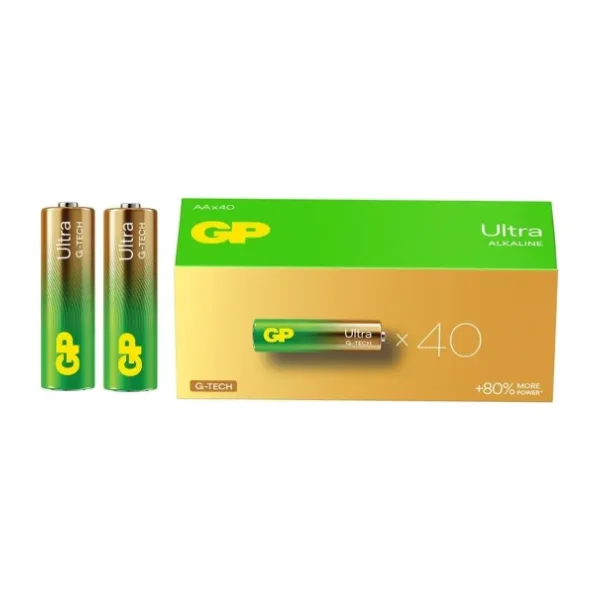 GP 15AU LR6 Ultra Alkalin 40'lı AA Kalem Pil