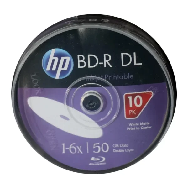 HP Printable BD-R 50Gb 6X 10lu Cakebox Boş Blu-Ray