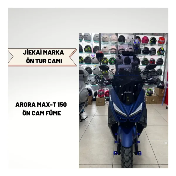 JİEKAİ Arora Max T (max t easye uyumlurdur) 150 Ön Tur Camı Ön Cam Füme Renk