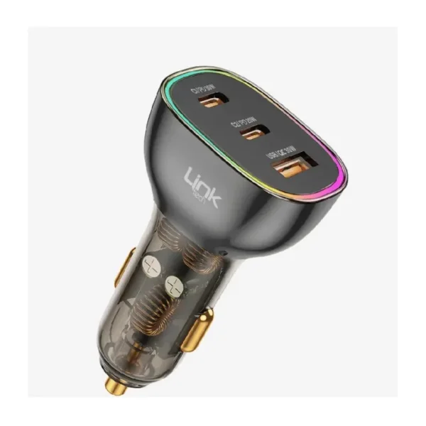 LinkTech C507 80 W Lightning Kablolu Hızlı Araç Şarj Aleti