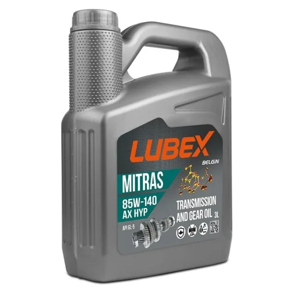 Lubex Belgear Hypoid 85W-140 3 lt Mineral Şanzıman Yağı