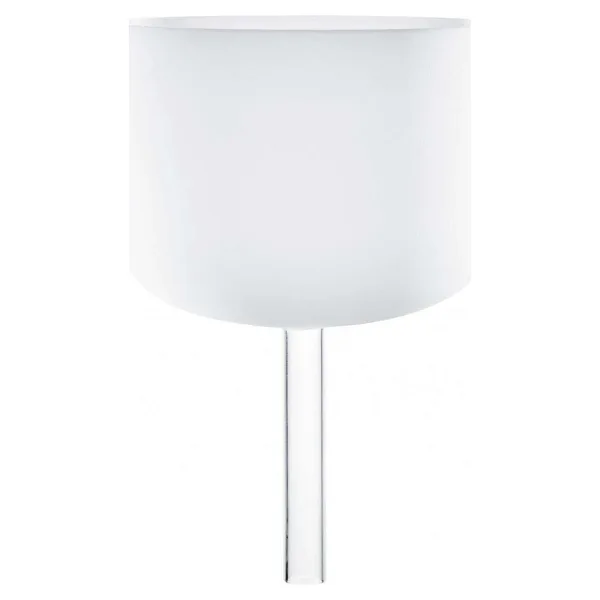 Meinl Sonic Energy 10" white-frosted Crystal Singing Bowl with handle F4, 432 Hz, Heart Chakra (CSBH10F)