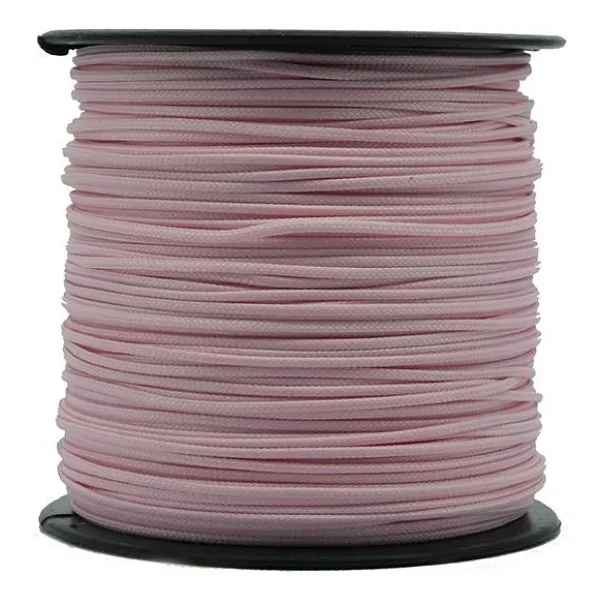 Mg Ropes Paraşüt İp, Bileklik, Tesbih ve Hobi İpi 1 mm 100 Metre Makara Bebe Pembe