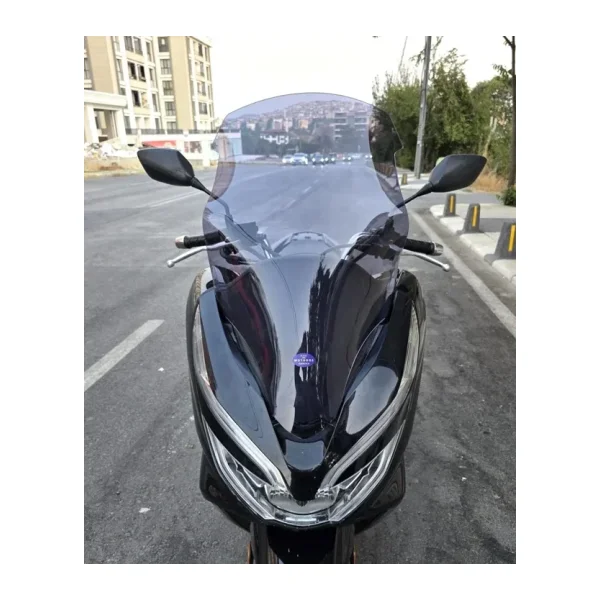 Motocam Honda Pcx Ön Cam 2018-2020 Model 65Cm Füme Renkli 4Mm Orta Boylu