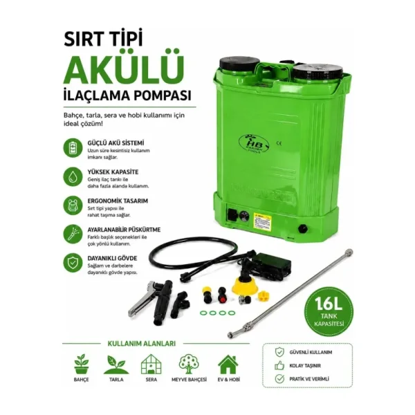 Nitroks Ulv Cihazı Dezenfektan Makinesi 5 lt
