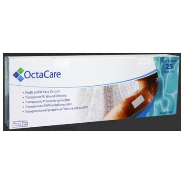 Octacare Medikalcim Şeffaf Yara Örtüsü 9 Cm X 30 Cm 25 Adet