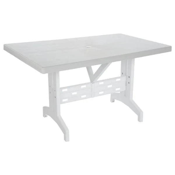 Omnipazar Sy-2575 Beyaz Dikdörtgen Plastik Masa 70X120cm