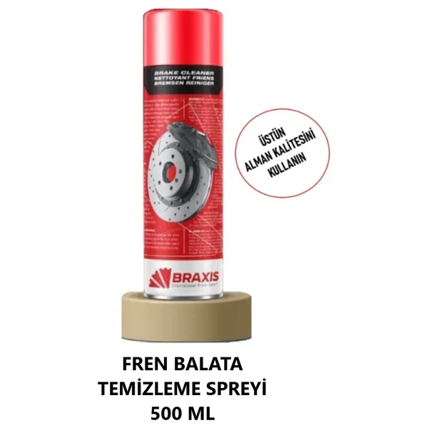 OTO MOTTO Braxıs Fren Balata Temizleme Spreyi Braxis 500 ML