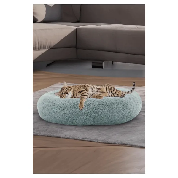 Peluş Kedi ve Köpek Yatağı Pugalo Ekonomik Kedi Yatağı (XL)