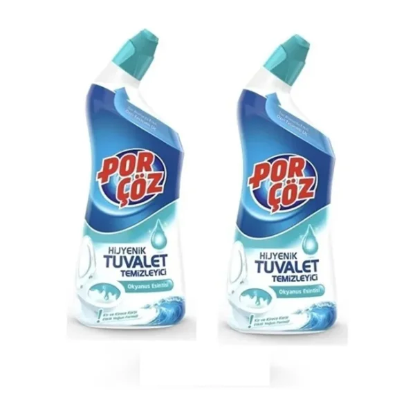 Porçöz Okyanus Esintisi Tuvalet Temizleyici Jel 750 ml 2'li
